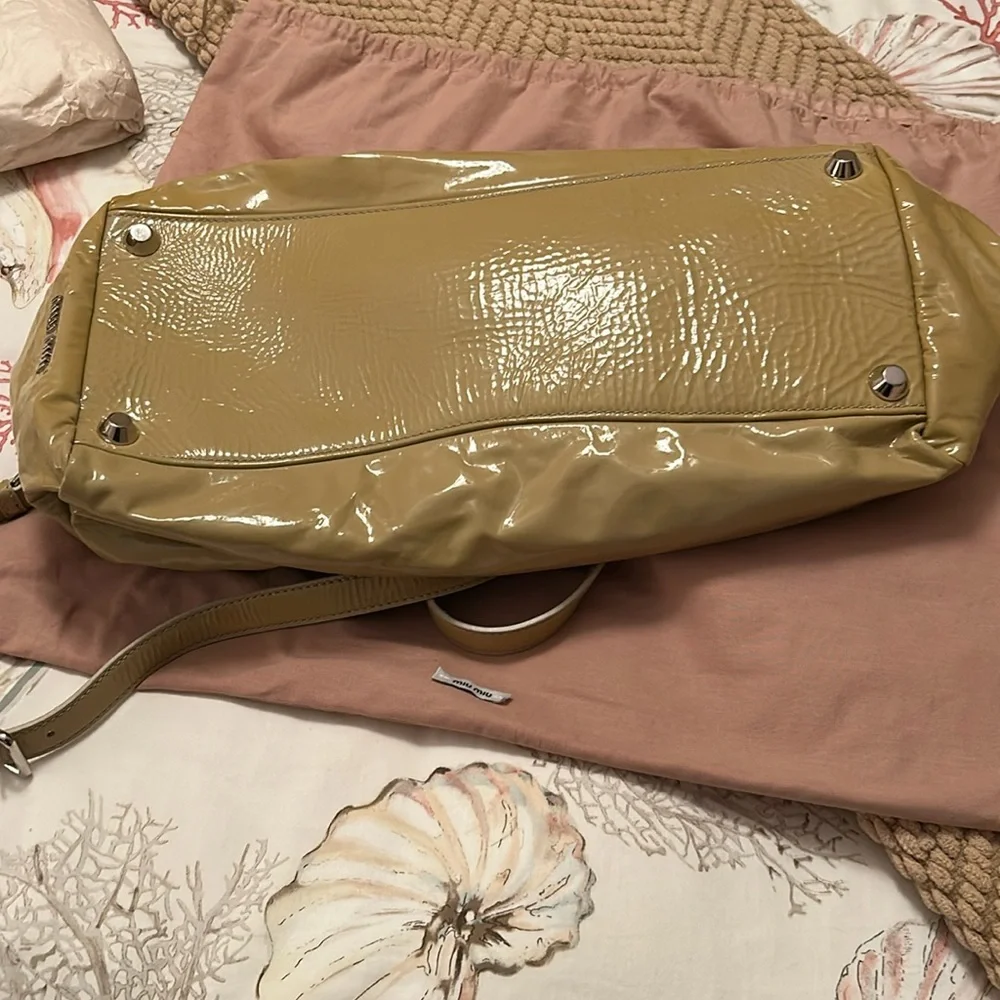 Miu Miu Beige Satchel